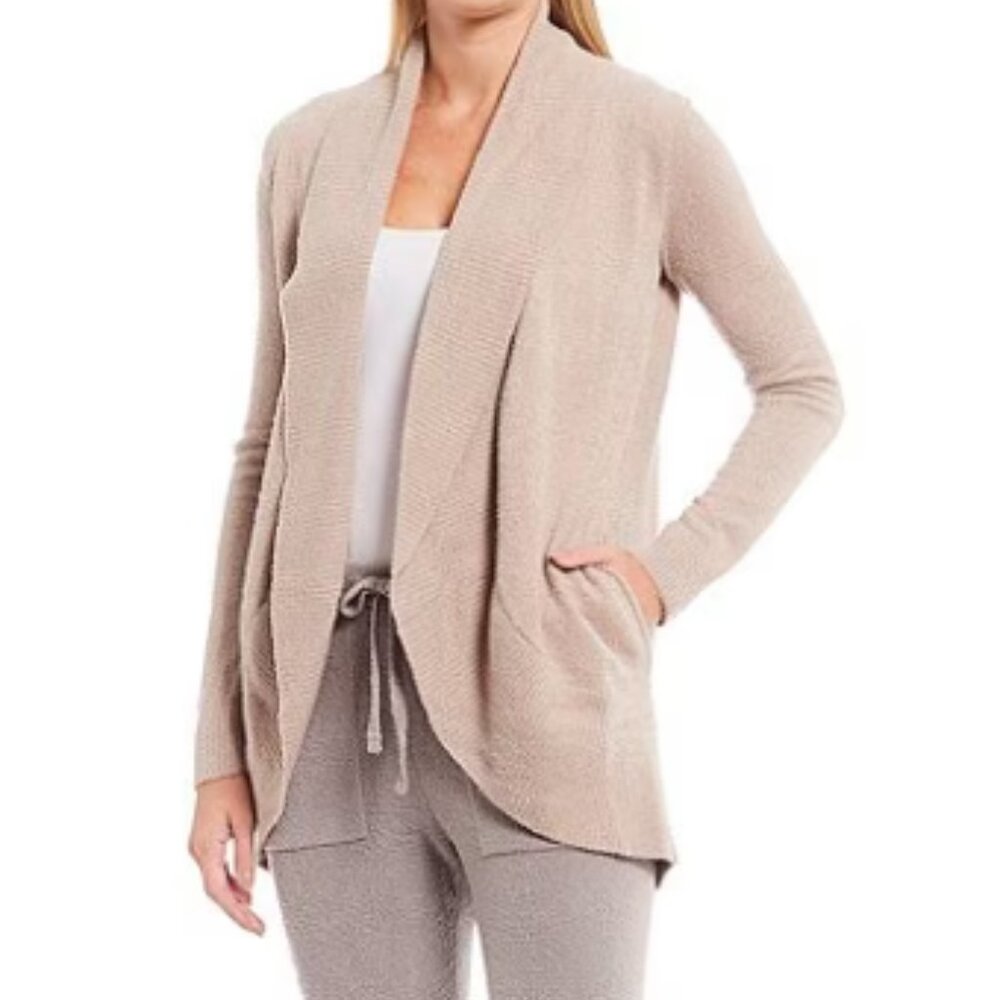 Barefoot Dreams CozyChic Cardigan - Deep Taupe